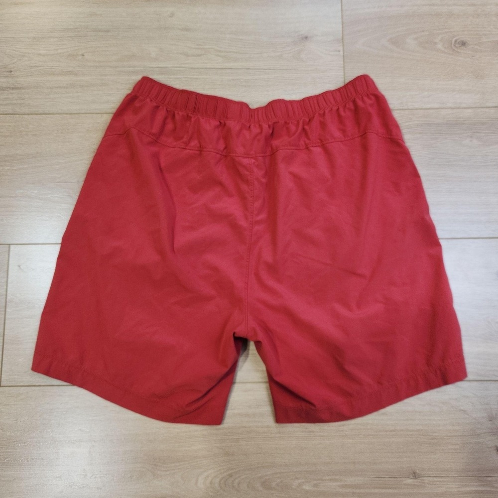 Rhone Essentials Shorts Mens Medium 7" Red Stretch Pockets Running Gym Athletic - Picture 2 of 10